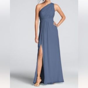 NEW David’s Bridal One Shoulder Bride’s Maid Dress